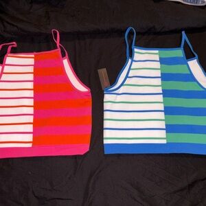 Colorful Striped Kids Tank Tops